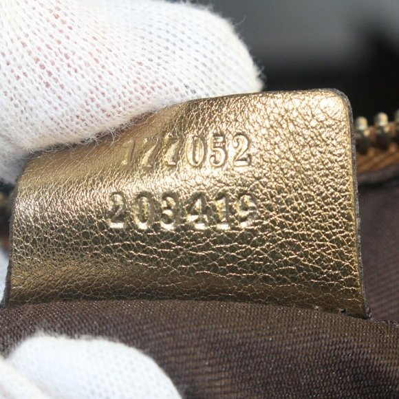 Gucci Rare Metallic Bronze Gold Shoulder Bag 3GK1012K - Picture 3 of 12